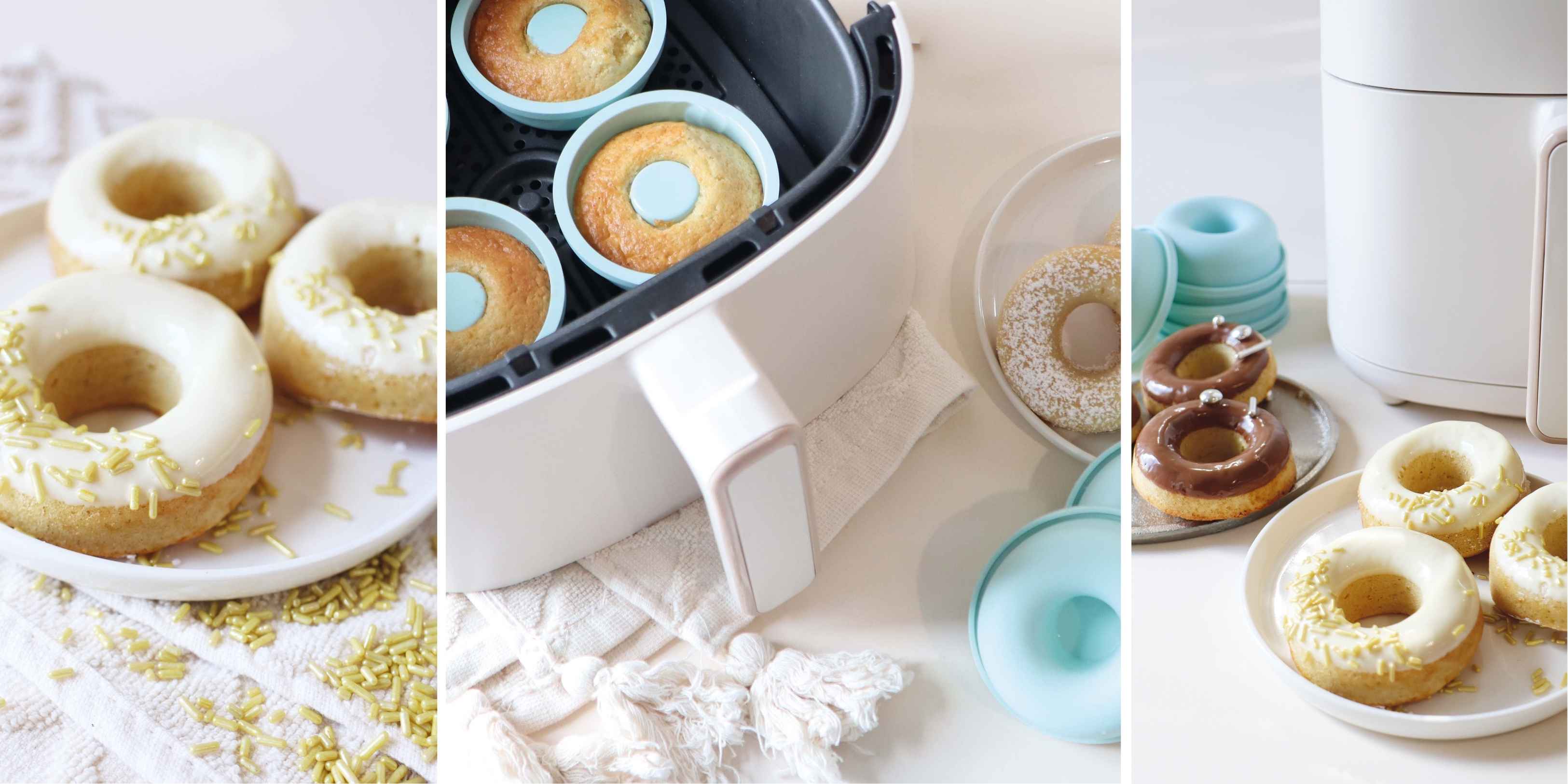 Donuts nappé chocolat au Air Fyer - ScrapCooking